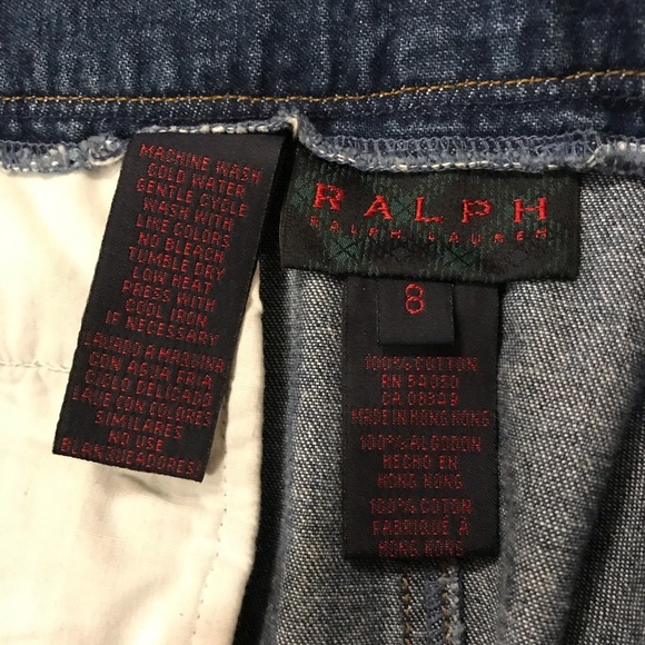 RALPH Ralph Lauren Denim Mini Skirt Buckle - Picture 6 of 6